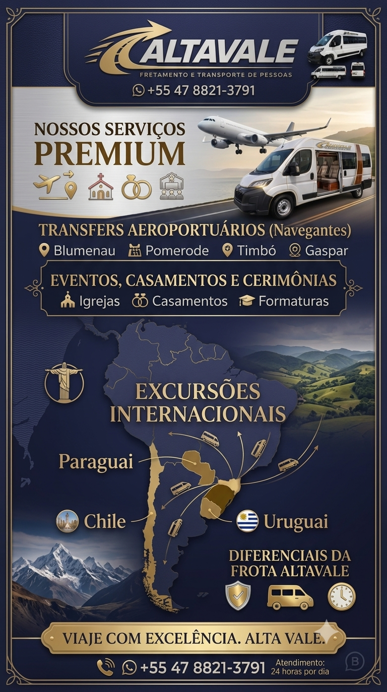 Arte da AltaVale Fretamento e Transporte de Pessoas