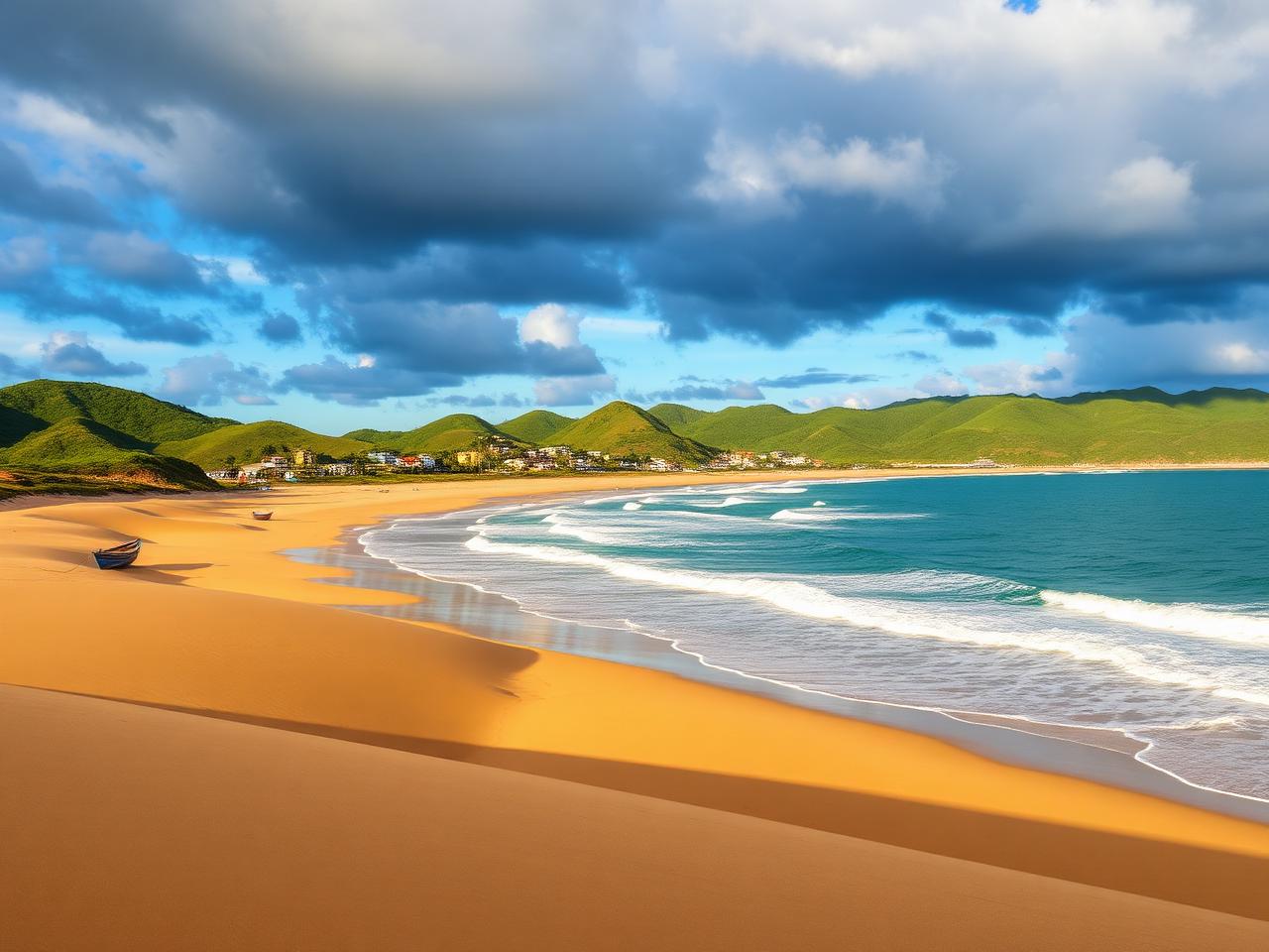 Paisagem turística de Garopaba, Santa Catarina